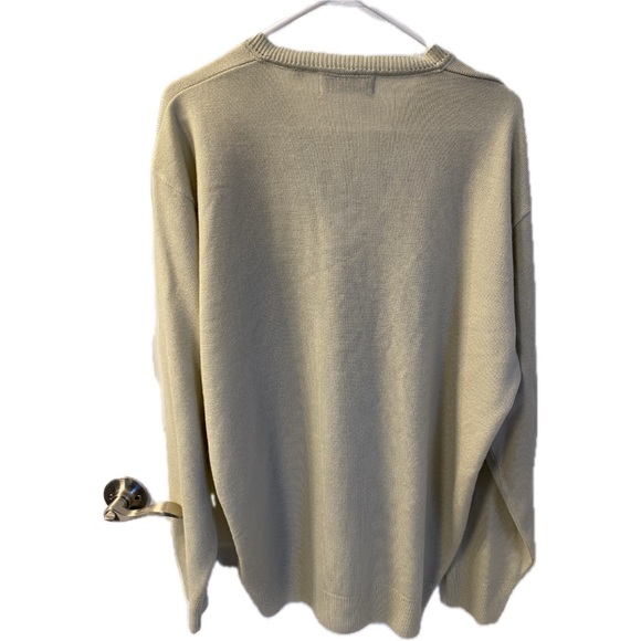 Zachary Scott beige argyle vee-neck sweater, XXL, good used condition. - Picture 2 of 3